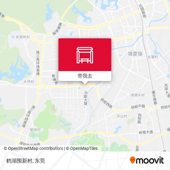 鹤湖围新村地图