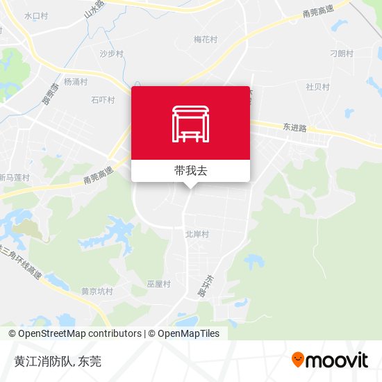 黄江消防队地图