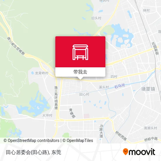 田心居委会(田心路)地图