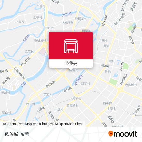 欧景城地图
