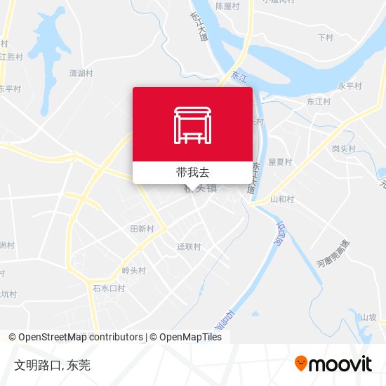 文明路口地图