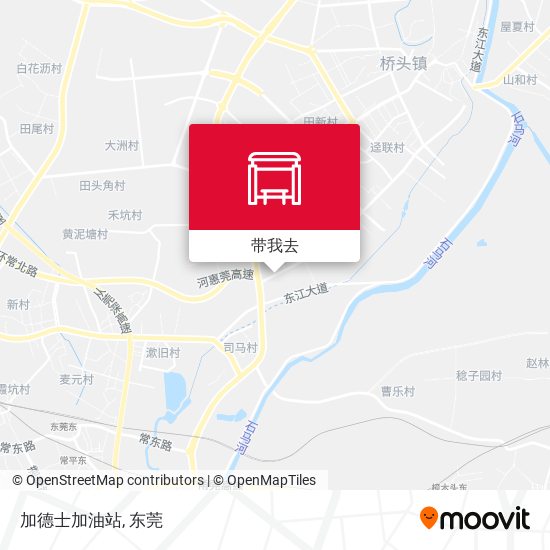 加德士加油站地图