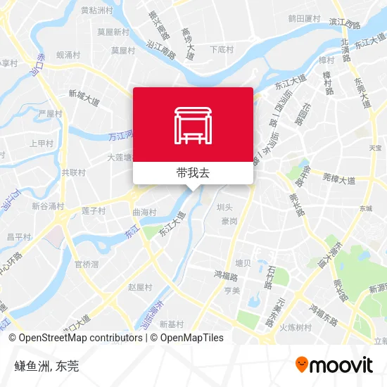 鳒鱼洲地图