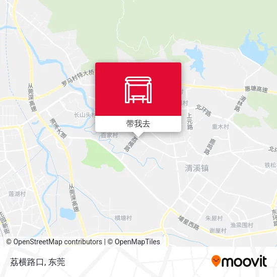 荔横路口地图