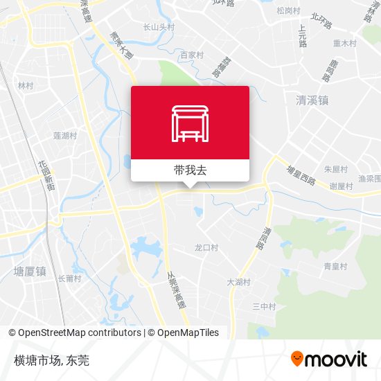 横塘市场地图