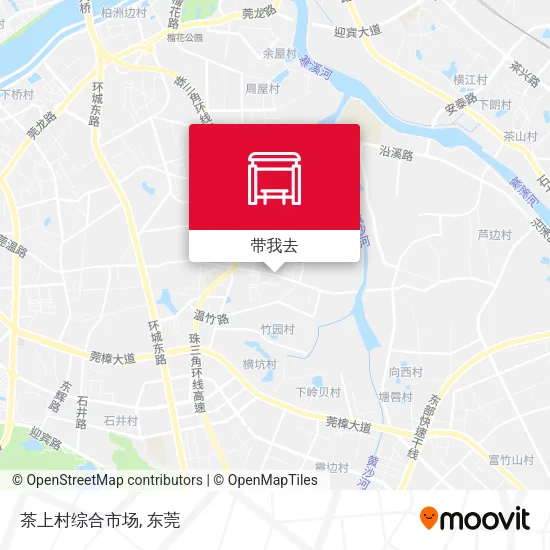 茶上村综合市场地图