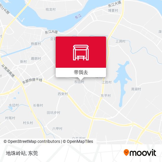 地珠岭站地图