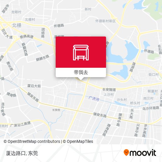厦边路口地图