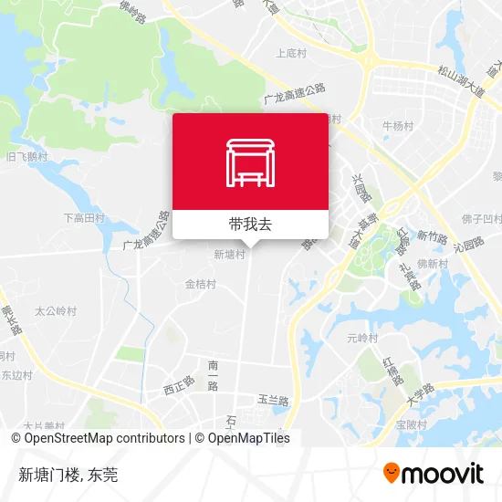 新塘门楼地图