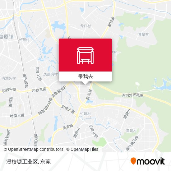 浸校塘工业区地图