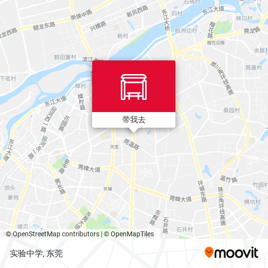 实验中学地图