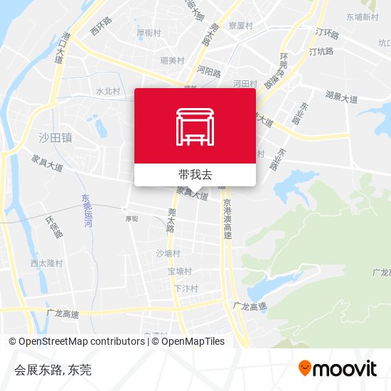 会展东路地图