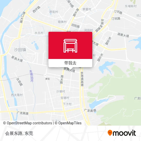 会展东路地图