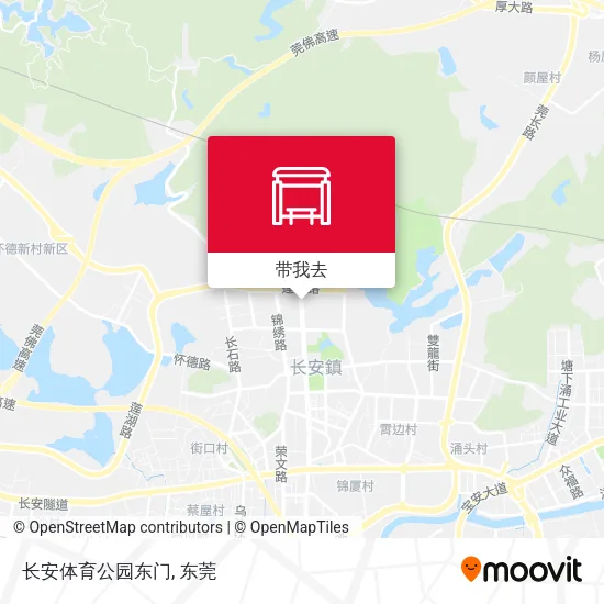 长安体育公园东门地图