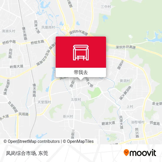 凤岗综合市场地图