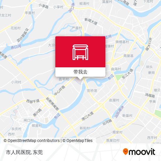 市人民医院地图