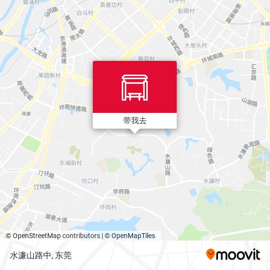 水濂山路中地图