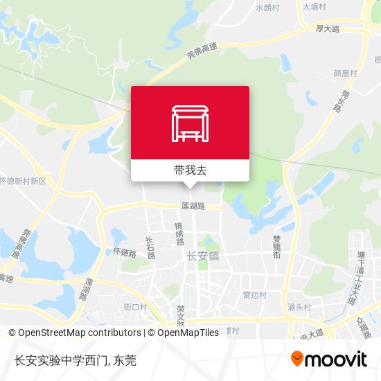 长安实验中学西门地图