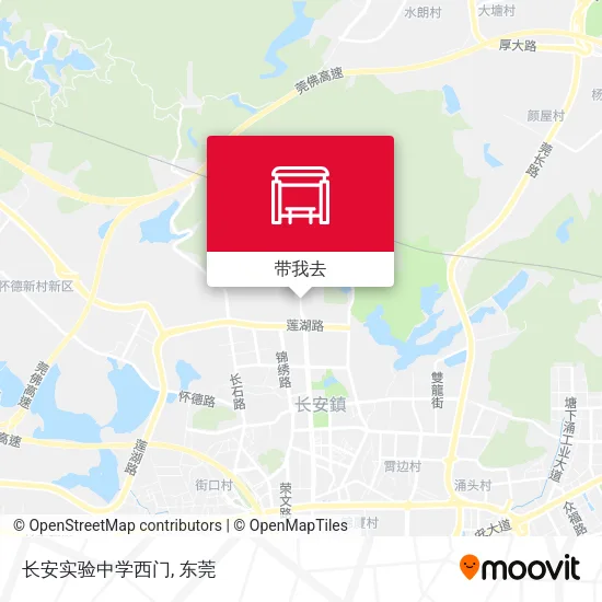 长安实验中学西门地图