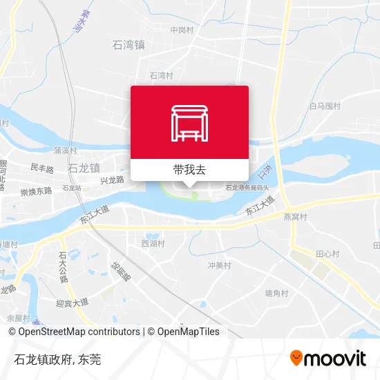 石龙镇政府地图