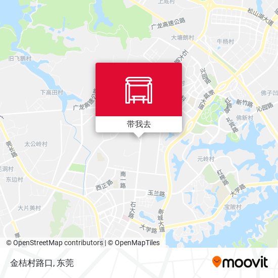 金桔村路口地图