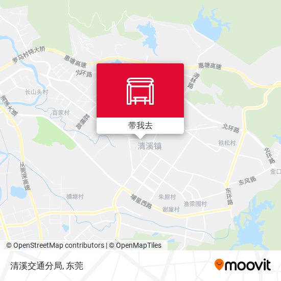 清溪交通分局地图