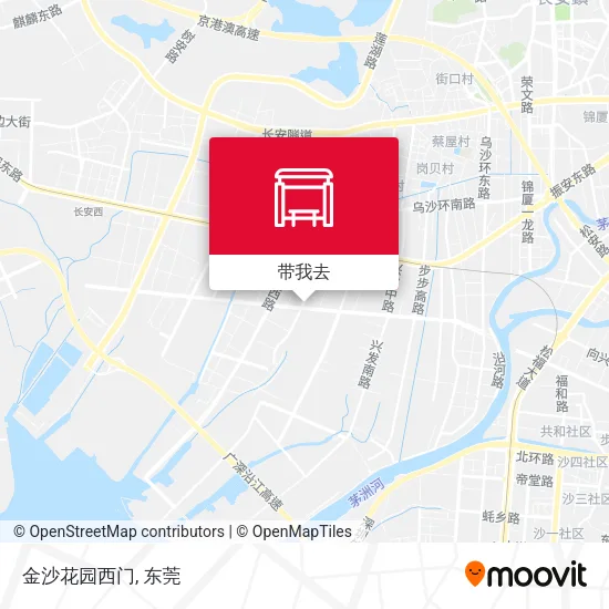 金沙花园西门地图