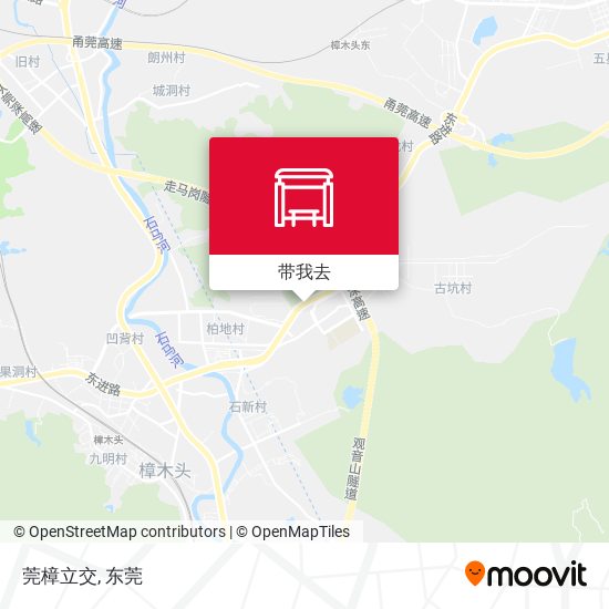 莞樟立交地图