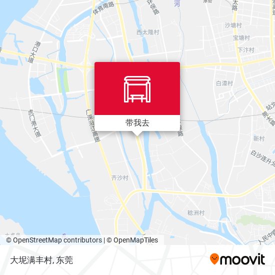 大坭满丰村地图
