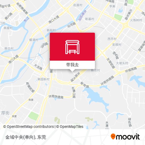 金域中央(单向)地图