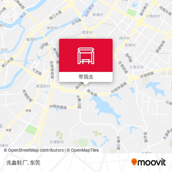 兆鑫鞋厂地图