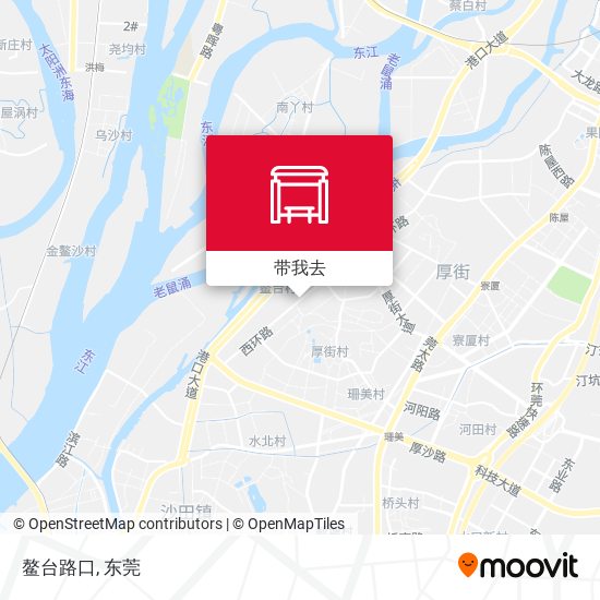 鳌台路口地图