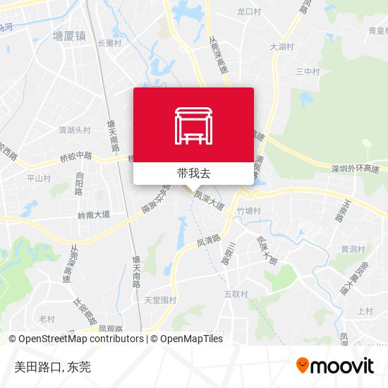 美田路口地图