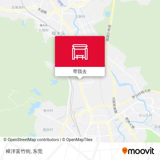 樟洋富竹街地图