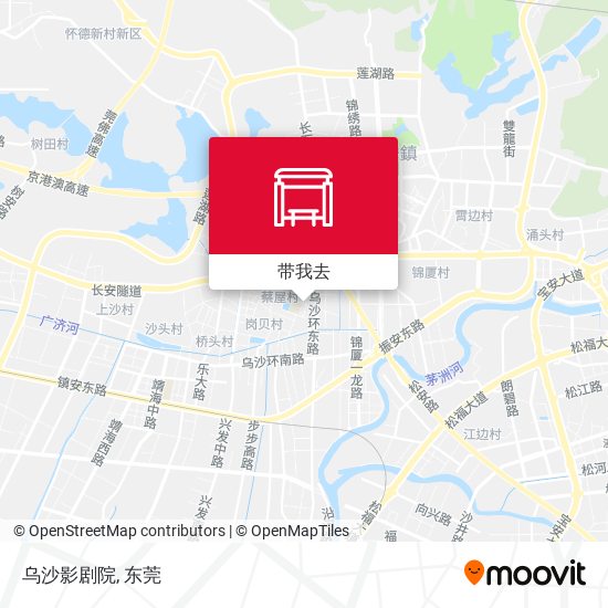 乌沙影剧院地图