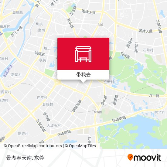 景湖春天南地图