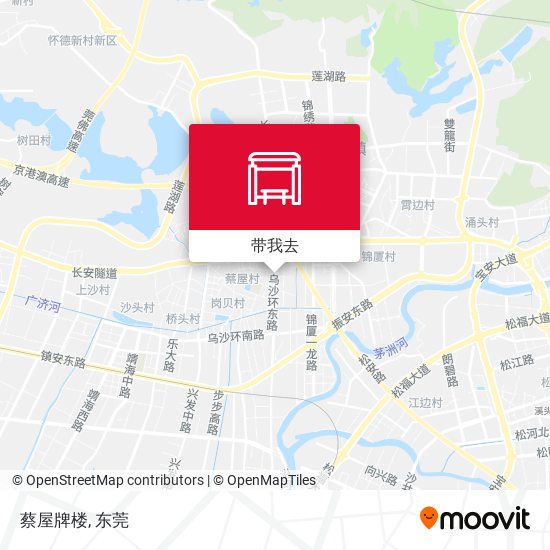 蔡屋牌楼地图