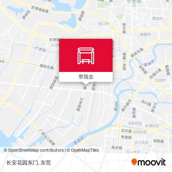 长安花园东门地图
