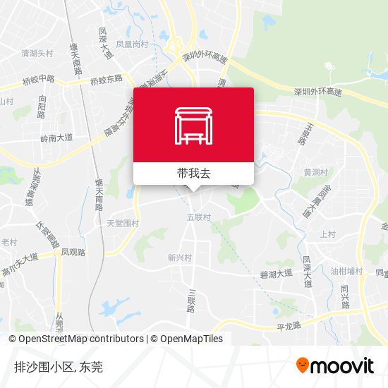 排沙围小区地图