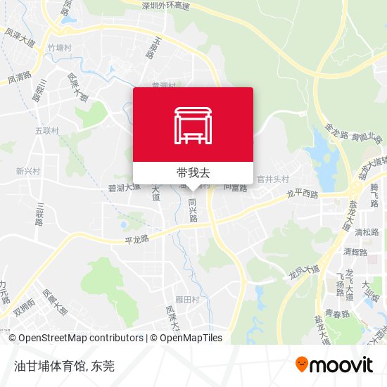 油甘埔体育馆地图