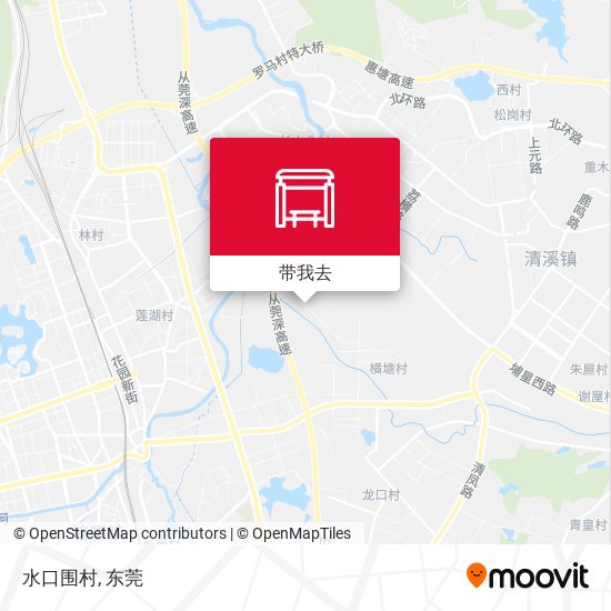 水口围村地图