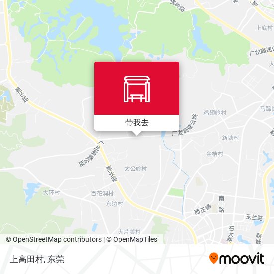 上高田村地图