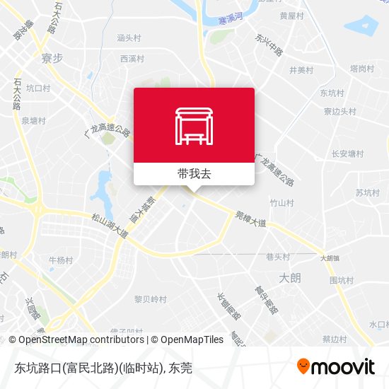 东坑路口(富民北路)(临时站)地图