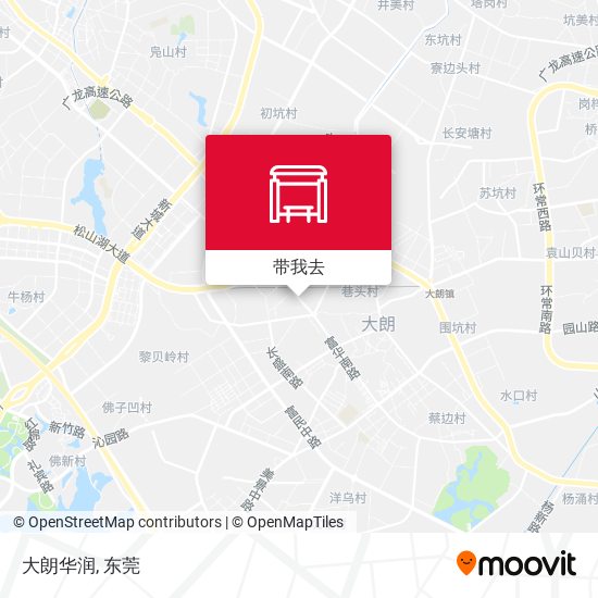 大朗华润地图