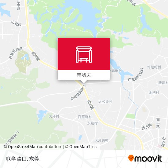 联学路口地图