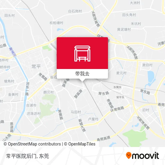 常平医院后门地图