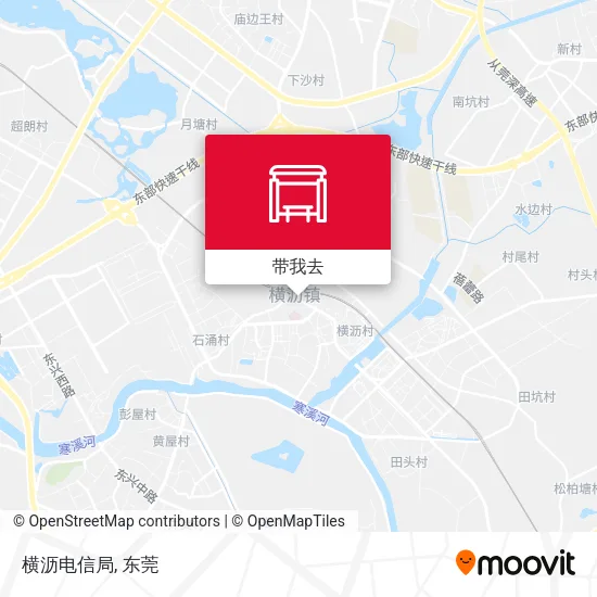 横沥电信局地图