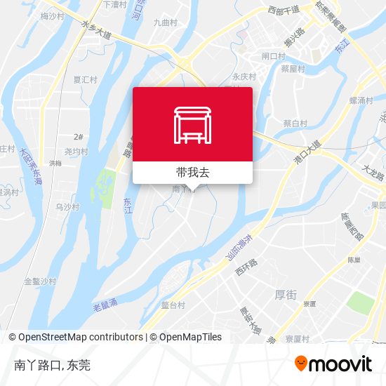 南丫路口地图