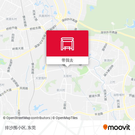 排沙围小区地图