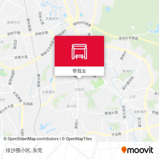 排沙围小区地图